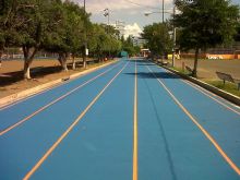 Pistas de Atletismo - Pista Complejo Deportivo Charlaix, San Miguel ES